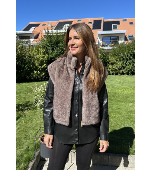 Gilet Inaya taupe