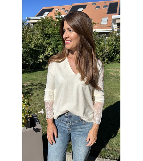Pull Bianka crème