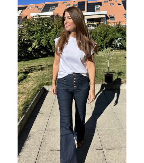 Jeans Buttons bleu