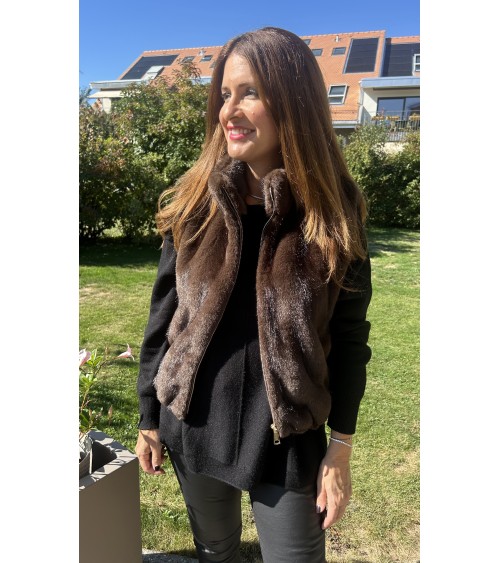 Gilet Nayla marron