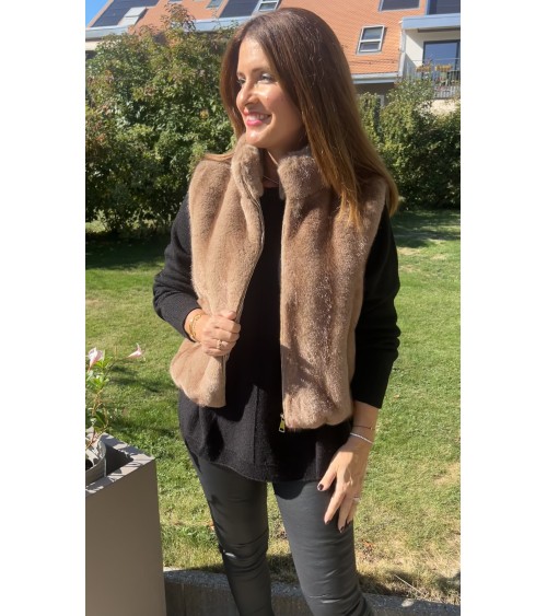 Gilet Nayla taupe