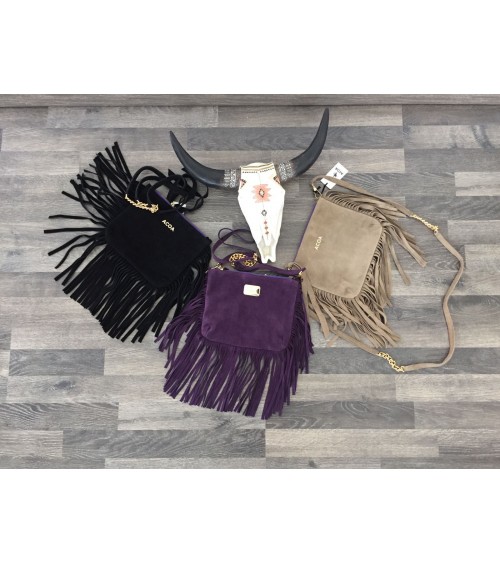 Velvet Fringe bag